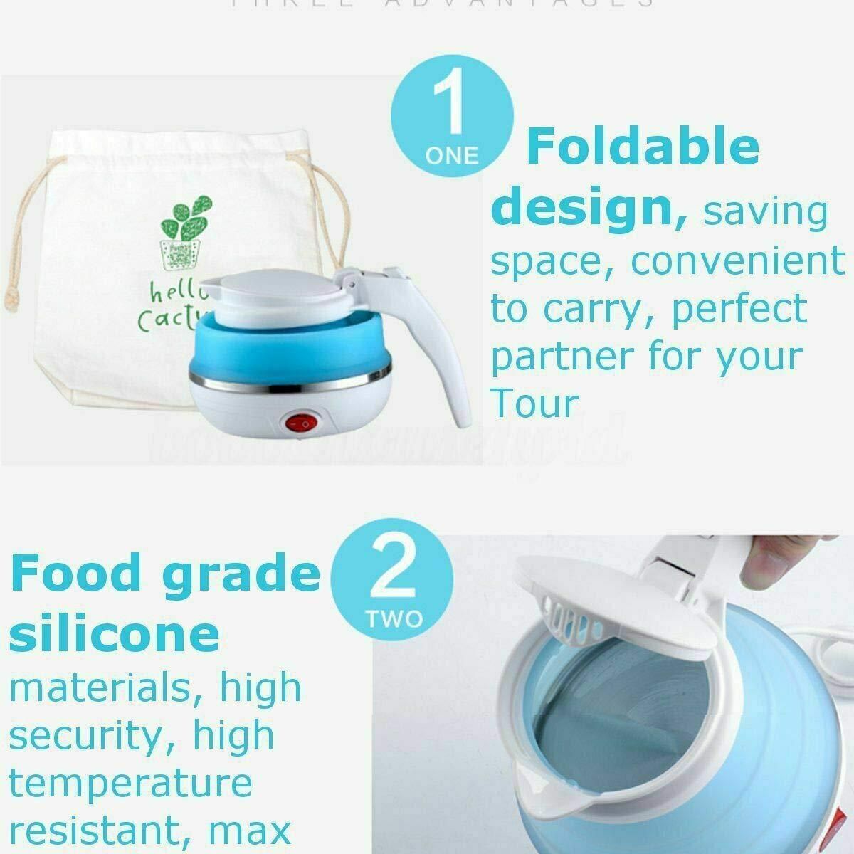 FlexiSip: Foldable Electric Silicon Kettle