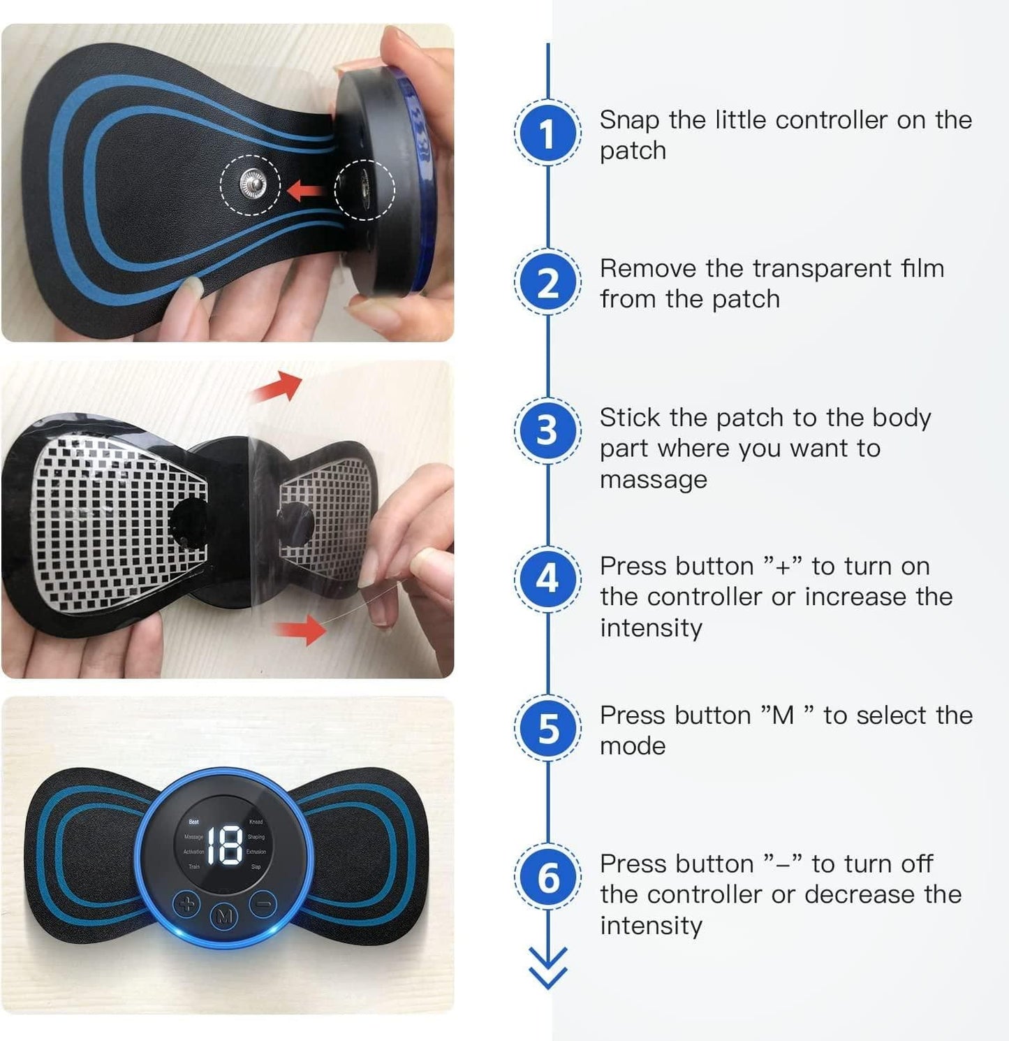 RelaxRipple- Mini Portable Massager